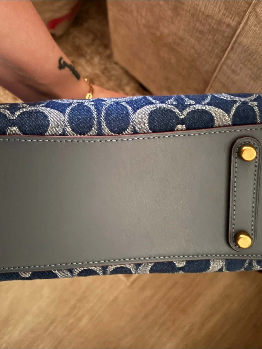 Coach Denim Rogue Bag 25